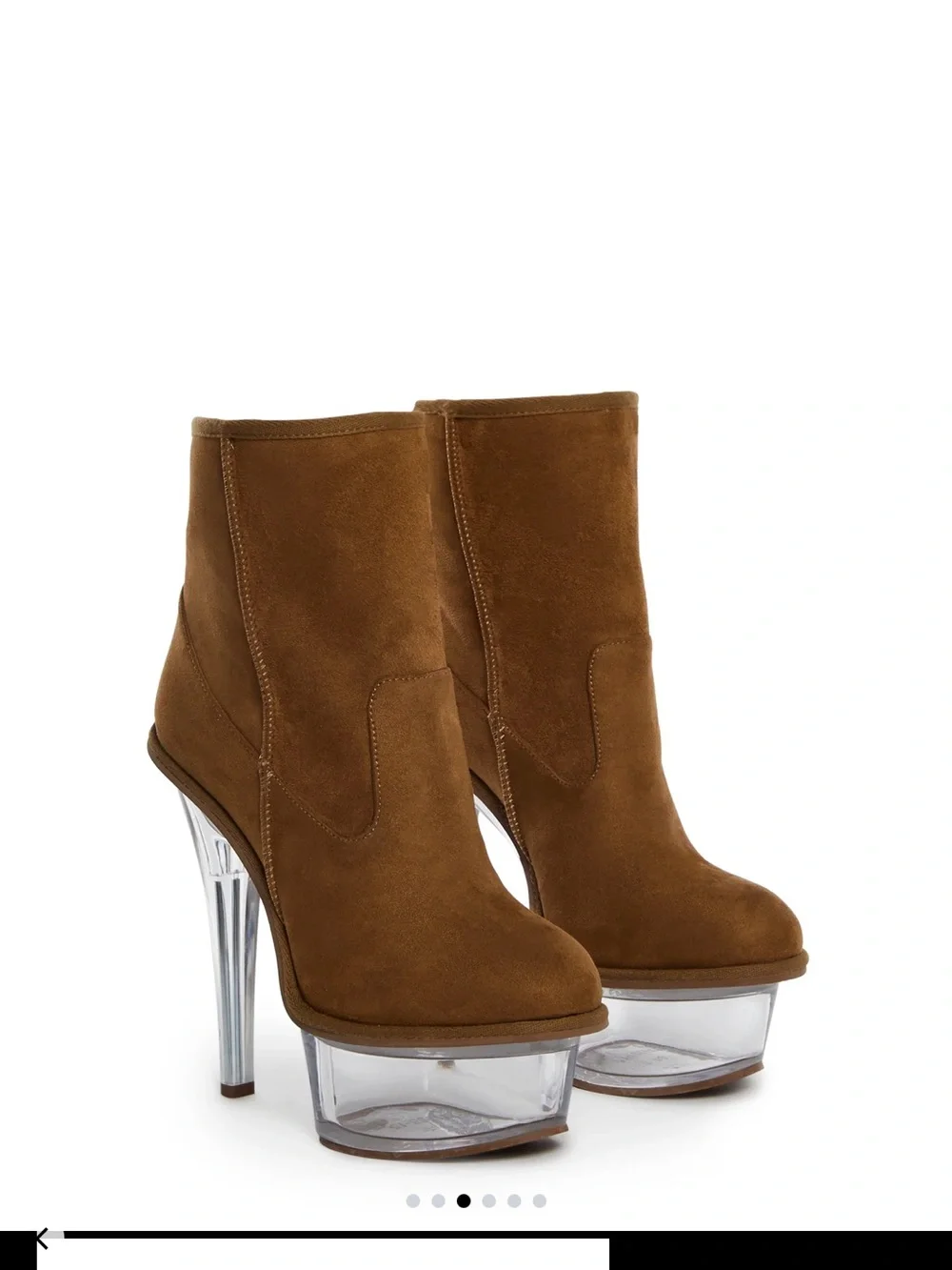 Dolls Kill tan suede